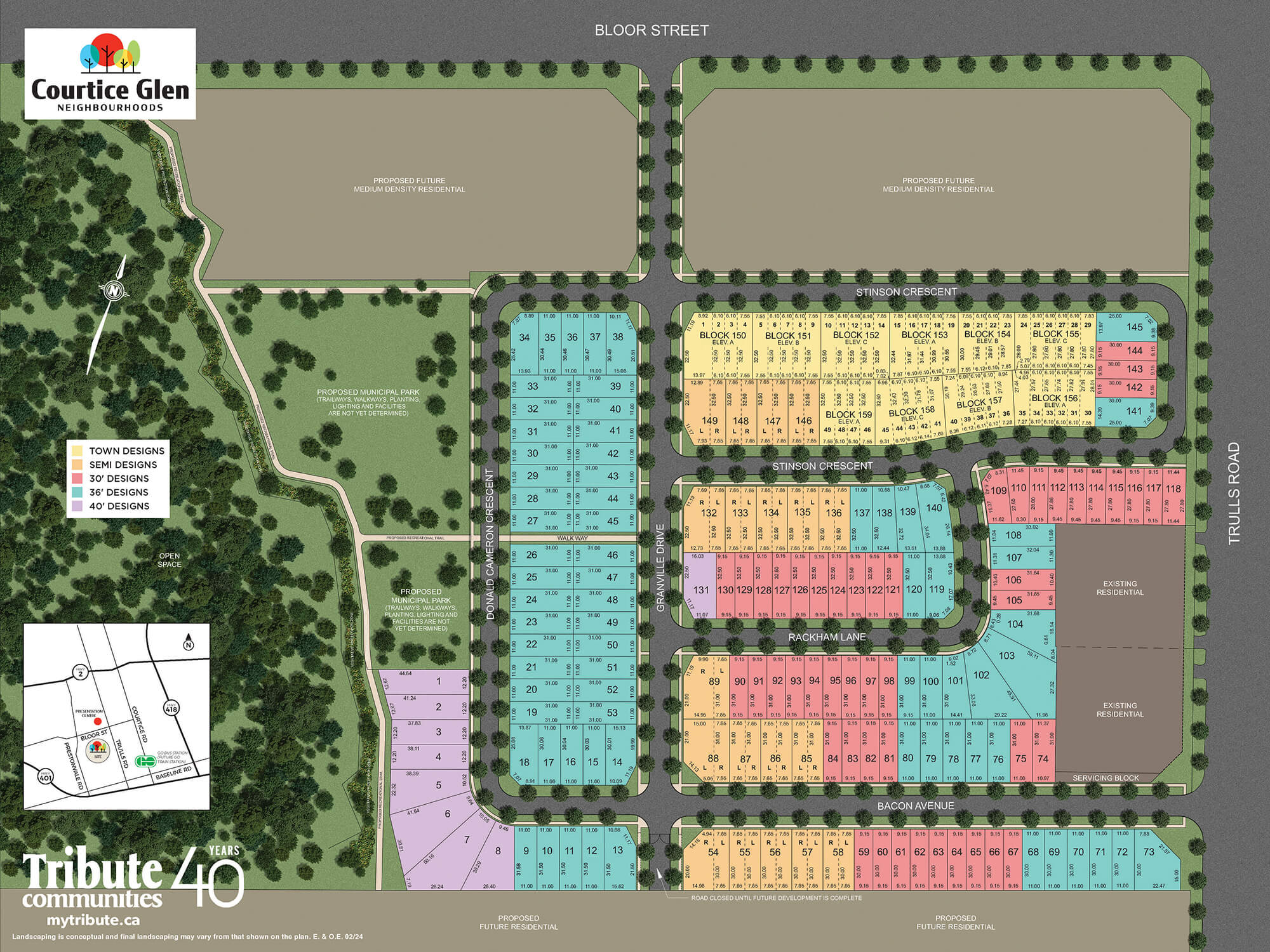 Courtice Glen Site Plan