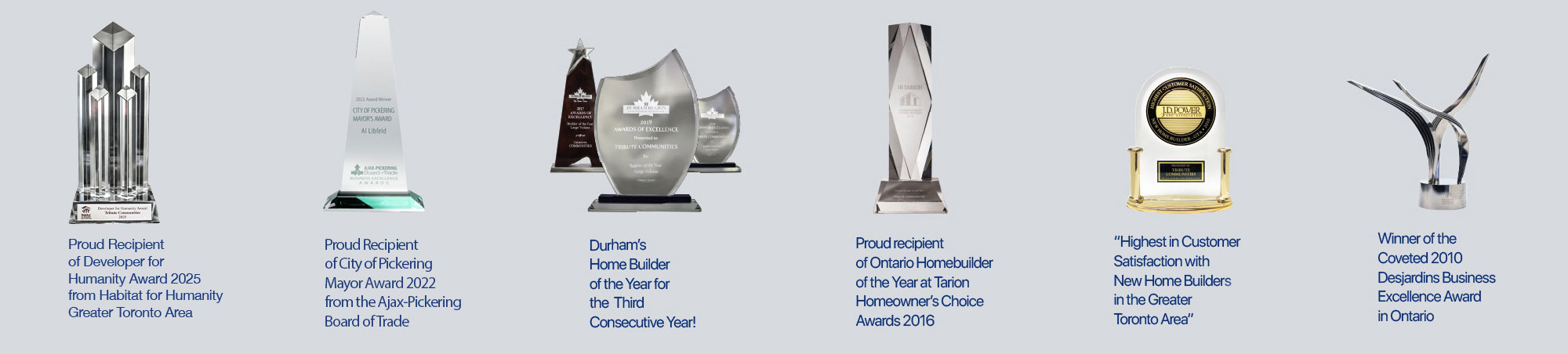 Tribute's Awards